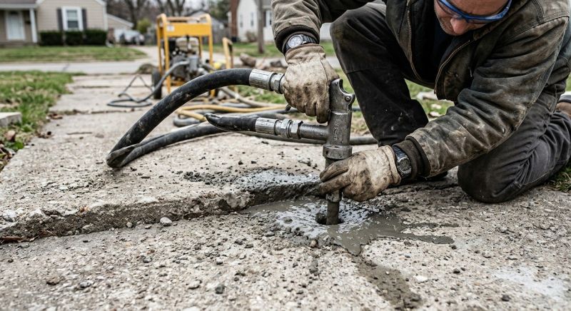 Sunken Sidewalk Repair in Corpus Christi, TX